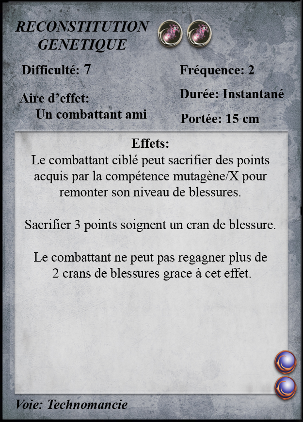 Reconstitution Génétique